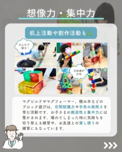 想像力と集中力を引き出す創作活動